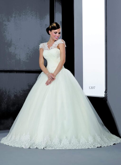 Cap Sleeve Wedding Ball GOwns