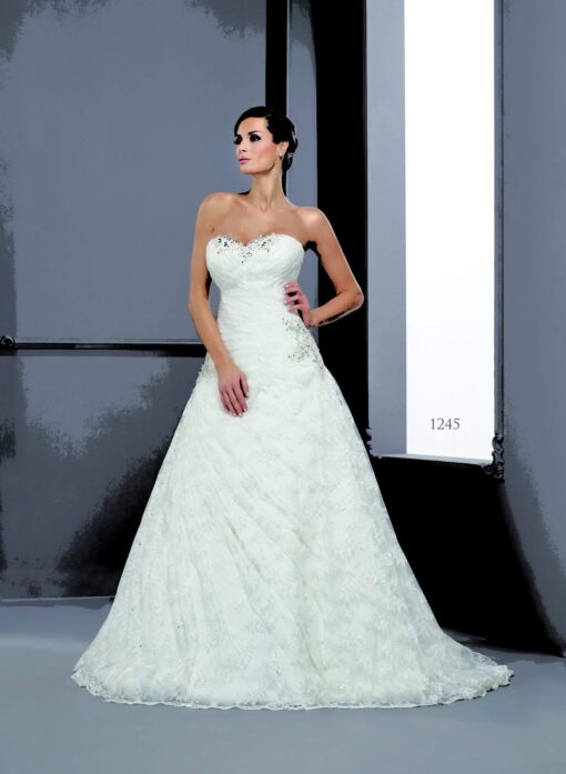 Style T1245 - Strapless A-line Wedding Dresses