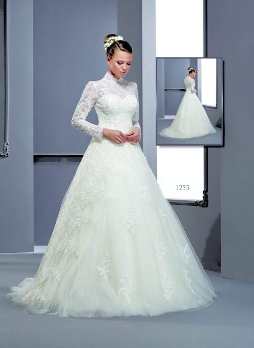 modest Long Sleeve Bridal Gowns