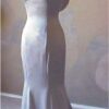 silver evening dresses