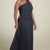 one shoulder plus size special occasion evening dresses