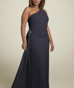 one shoulder plus size special occasion evening dresses