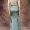 Sheer Backless Pageant Dresses