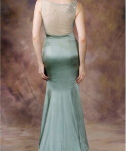 Sheer Backless Pageant Dresses