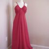 Style 2036 - red chiffon plus size evening dresses