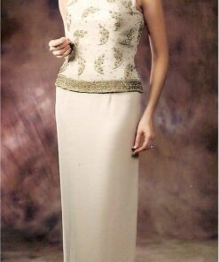 Style 2096 - Sleeveless Mother of Bride Dresses with Collar