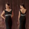 Backless Black Formal Evening Gowns