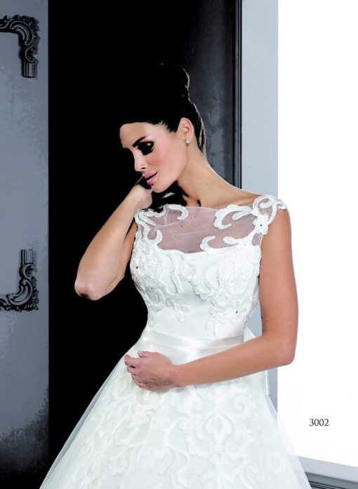 Illusion Neckline Wedding Dresses