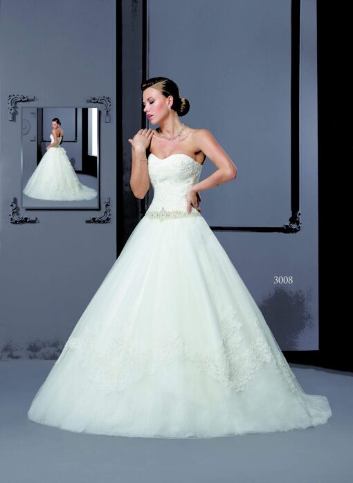 Dropped Waist Wedding Gowns