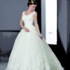 sleevelessv neckweddingdresses