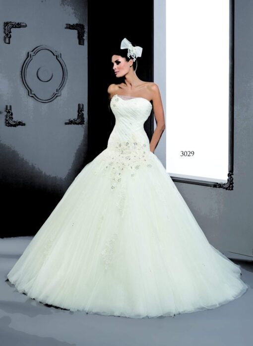 Dropped Waist Bridal Gowns