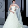 Designer Wedding Dress with Cape Shawl