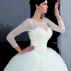 Stretch Long Sleeve Wedding Dresses