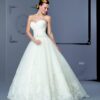 Strapless ball gown style lace wedding dresses