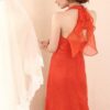 red halter dresses