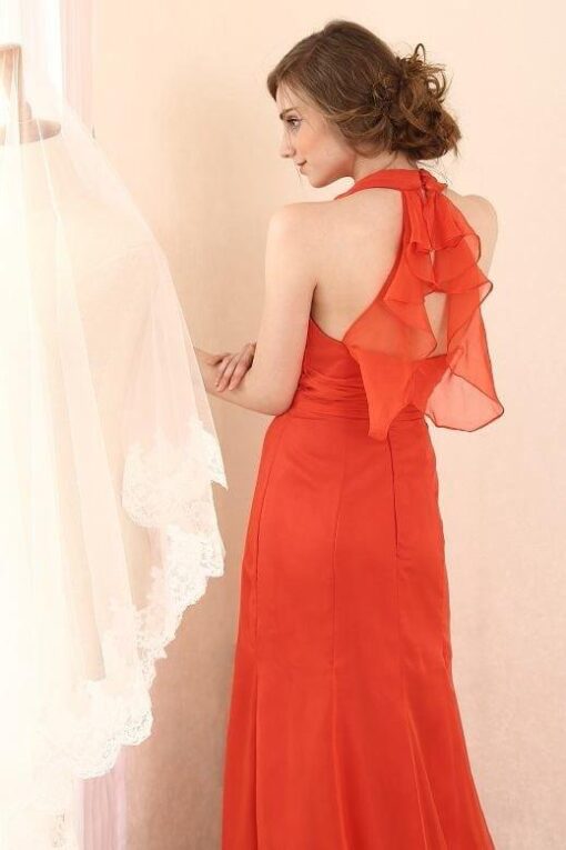 red halter dresses