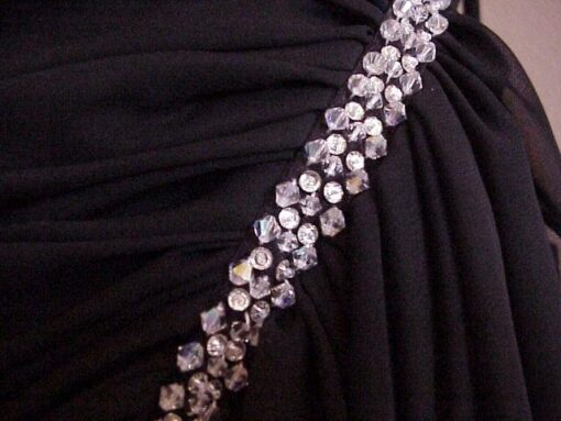 beads gather pageant gowns