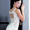 Open Back Swarovski Crystal Bridal Dresses