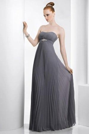 crinkle chiffon evening dresses