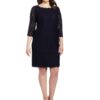 short black plus size cocktail dresses with long sleeves