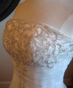 Style D2012 - Strapless Petite Plus Size Bridal Gowns