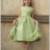 pastel green flower girl dresses