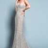 beaded lace evening gowns