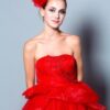 Strapless Red Ball Gowns