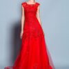 long red lace dresses