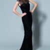 sleeveless black formal dresses