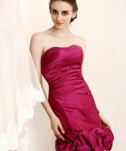 Red Strapless Party Dresses