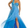 Style #P2013-105 - One Shoulder Plus Size Pageant Dresses with slit