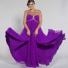 purple plus size prom dresses