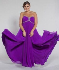 purple plus size prom dresses