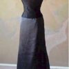 simple black gown