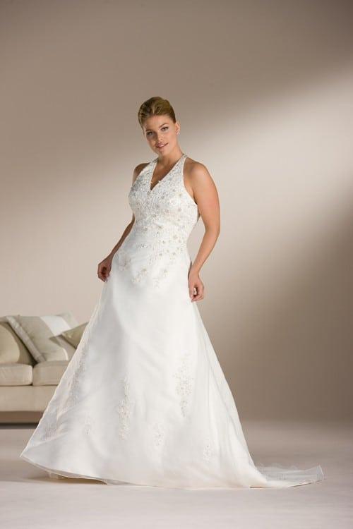 Style pic#ps2025 - Wedding Gowns w/ Halter necklines for Plus Size Women