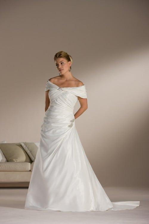 Style pic#ps2031 - Off the shoulder Plus Size Wedding Gowns