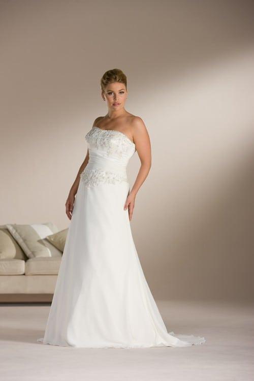 Style pic#ps2033 - Empire Waist Plus Size Wedding Dresses