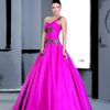 one shoulder ball gowns