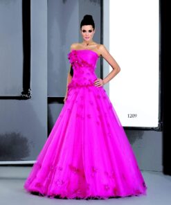 Fuchsia Colored Ball Gowns
