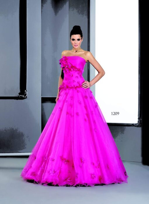 Fuchsia Colored Ball Gowns