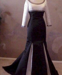 black and white formal dresses