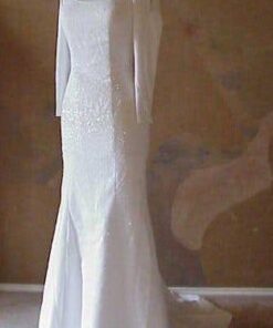 full sleeves with cut wedding dresses