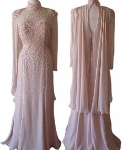 Style 5000 Long Sleeve Mother of The Bride Evening Gowns