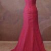 cut sleeves red bride dresses