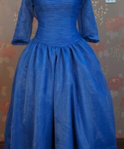 Blue Mother of the bride ball gowns