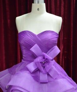 purple ball gowns