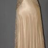 Sleeveless Gold Evening Dresses