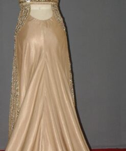 gold pageant wear