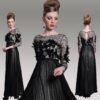 Long Sleeve Black Special Occasion Dresses